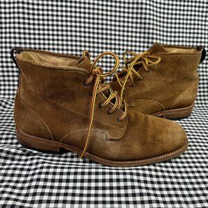 Warfield & Grand Canyon Lace Up Suede Classic Staple Brown Men's Boots Size 8.5